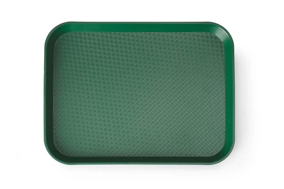 Taca z polipropylenu Fast Food mała, zielony, 265x345x20mm Hendi 878736