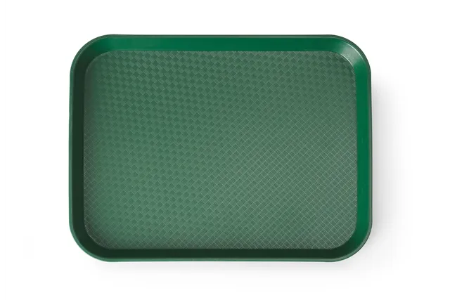Taca z polipropylenu Fast Food mała, zielony, 265x345x20mm Hendi 878736