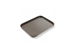 Taca z polipropylenu Fast Food mała, brązowy, 265x345x20mm Hendi 878743