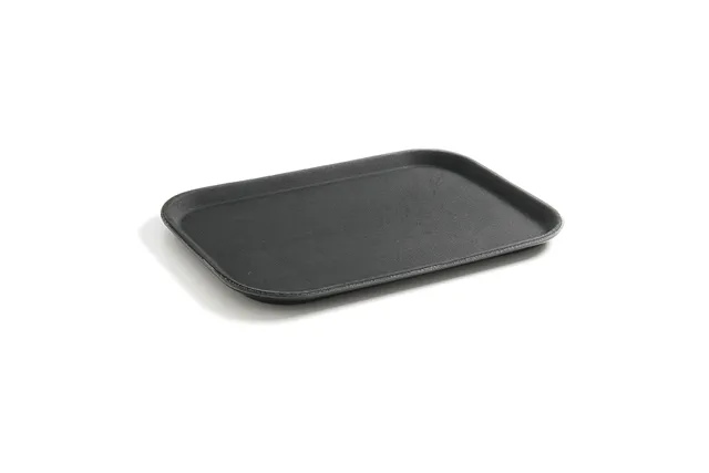 Taca do serwowania z polipropylenu, antypoślizgowa, prostokątna, czarna, GN 1/1, 530x325mm Hendi 878101
