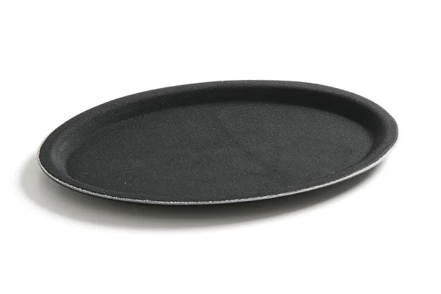 Taca poliestrowa, antypoślizgowa, owalna, 200x265mm Hendi 508725
