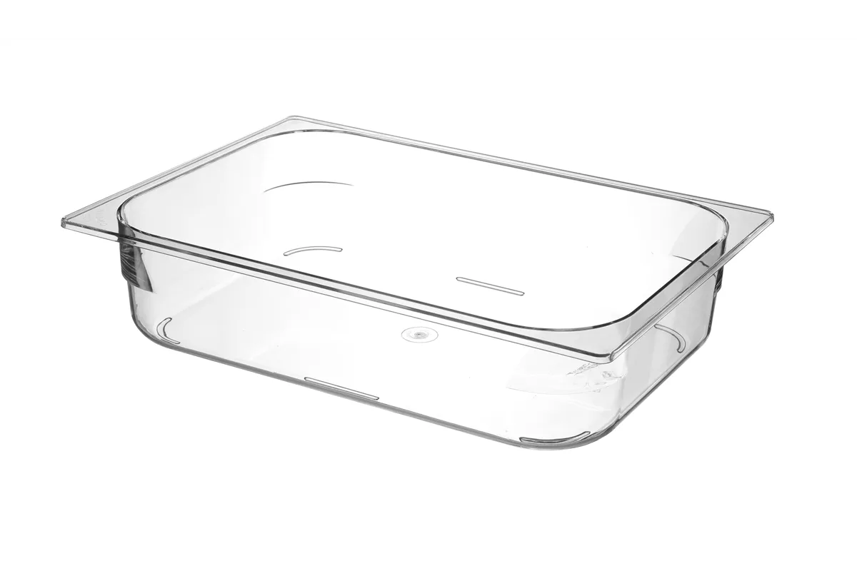 Kuweta do lodów z poliwęglanu, 5L, transparentny, 360x250x80mm Hendi 807057