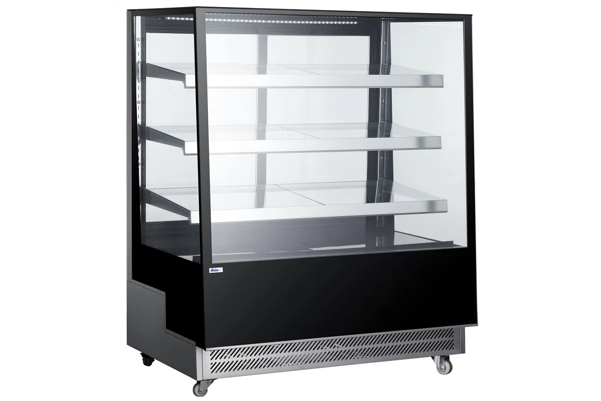 Witryna chłodnicza 3-półkowa, 650L, czarny, 230V/490W, 1200x833x1460mm Arktic 233320