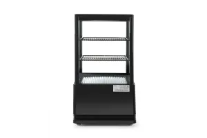 Witryna chłodnicza nastawna, 58l, czarny, 230V/170W, 452x406x830mm Arktic 233627