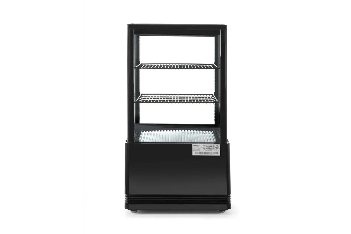 Witryna chłodnicza nastawna, 58l, czarny, 230V/170W, 452x406x830mm Arktic 233627