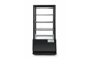 Witryna chłodnicza nastawna, 78l, czarny, 230V/170W, 444x397x940mm Arktic 233658