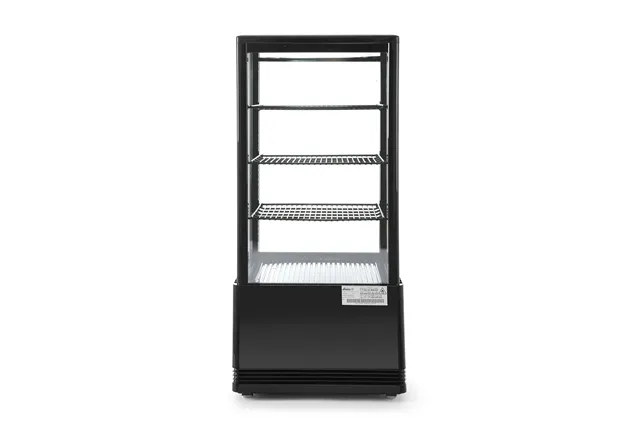 Witryna chłodnicza nastawna, 78l, czarny, 230V/170W, 444x397x940mm Arktic 233658