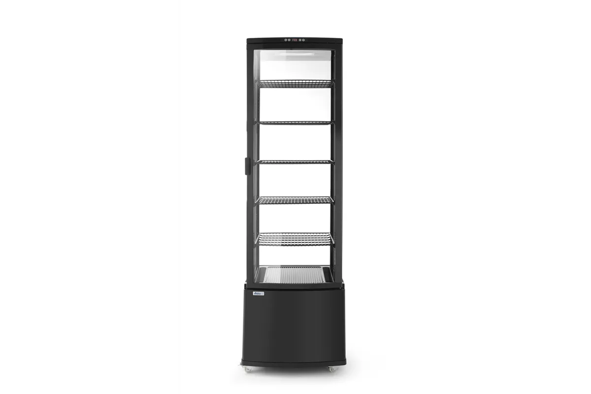 Witryna chłodnicza, 270l, czarny, czarny, 230V/290W, 556x526x1913mm Arktic 233290