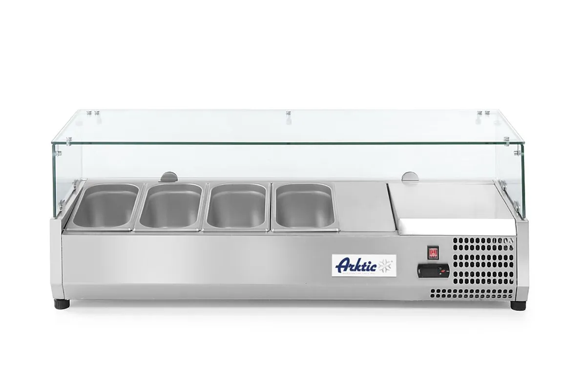 Nadstawa chłodnicza GN 1/3, 4x GN 1/3, 230V/180W, 1208x400x456mm Arktic 232965