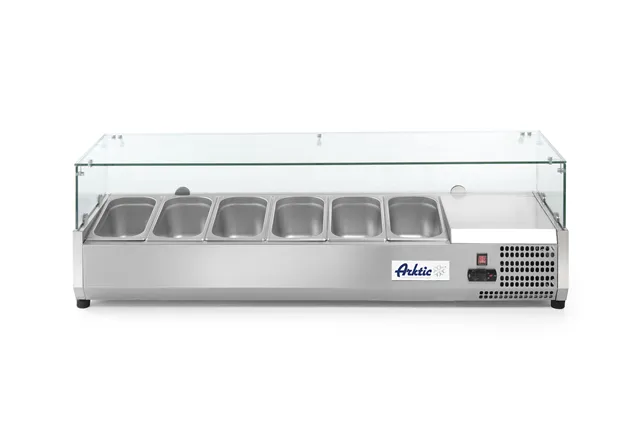 Nadstawa chłodnicza GN 1/3, 6x GN 1/3, 230V/180W, 1405x420x456mm Arktic 232972