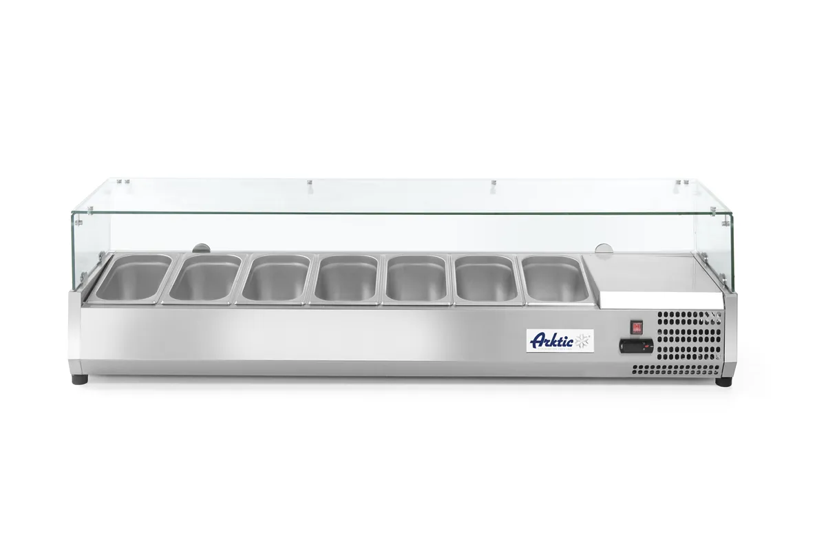 Nadstawa chłodnicza GN 1/3, 7x GN 1/3, 230V/180W, 1605x420x460mm Arktic 232989