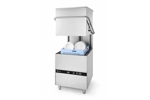 Zmywarka kapturowa 50x50 – sterowana elektromechanicznie, z dozownikiem detergentu, 400V/8600W, 745x903x1406mm Hendi 233061