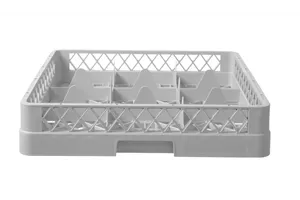 Kosz do szkła 500×500 mm, 9 przegródek – 150x150 mm, 500x500x104mm Hendi 877050