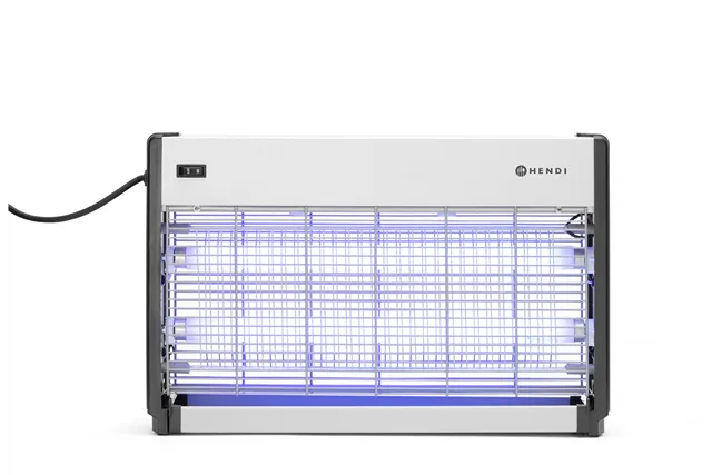 Lampa owadobójcza, Zasięg działania: 100 m², 230V/40W, 515x104x315mm Hendi 270165