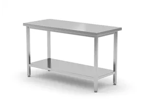 Stół centralny z półką – skręcany, Profi Line, 1400x700x850mm Hendi 810729