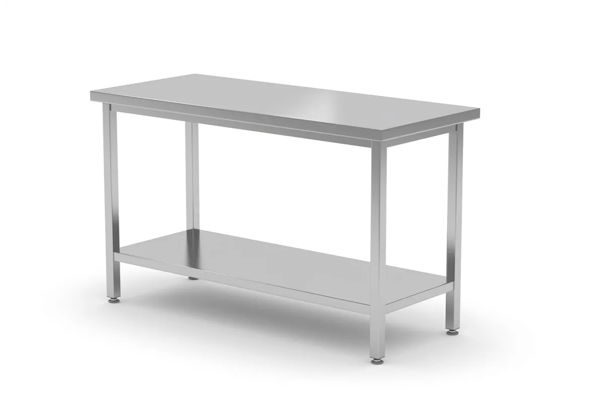 Stół centralny z półką – skręcany, Profi Line, 1400x700x850mm Hendi 810729