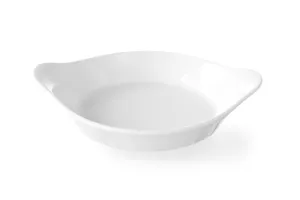 Półmisek do zapiekania okrągły z uchwytami, 0,15L, 185x152x40mm Hendi 785904