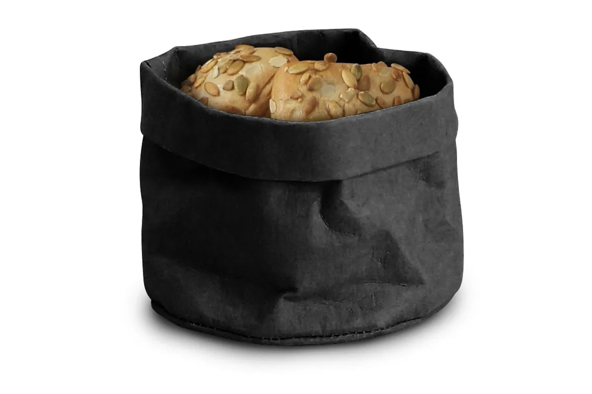 Torba papierowa na pieczywo, czarny, 170x170x150mm Hendi 429211