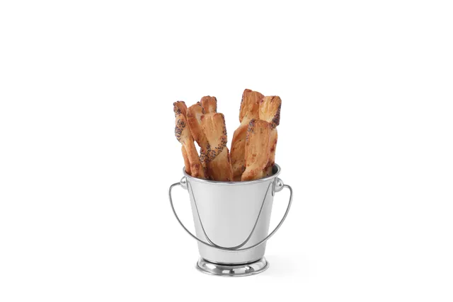 Wiaderko z uchwytem miniaturowe do przekąsek, ⌀87x93mm Hendi 426364