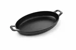 Rondelek czarny mini owalny Little Chef, czarny, 263x140x37mm Fine Dine 564554