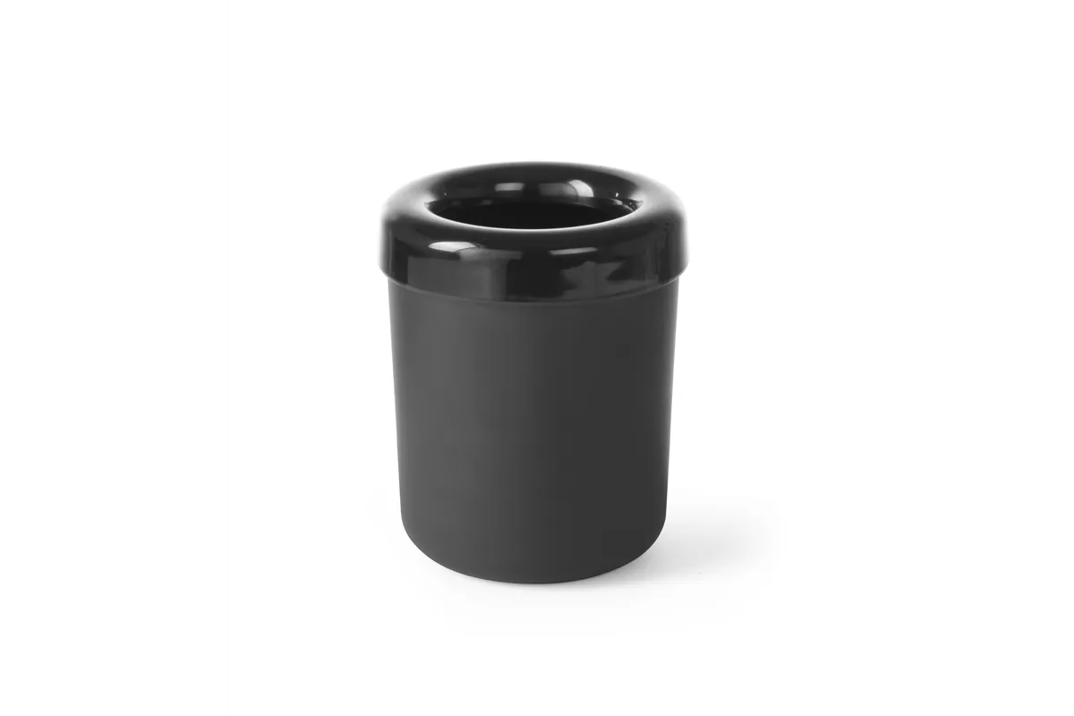 Śmietniczka stołowa/pojemnik na sztućce, czarny, ⌀130x160mm Hendi 421574