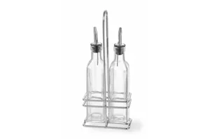 Zestaw do oliwy i octu, 2x0,237L, 0,47L, 115x60x325mm Hendi 460245