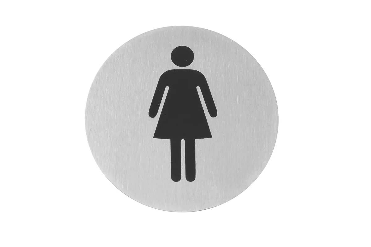 Tabliczka informacyjna na drzwi, kobiety, ⌀75mm Hendi 663615