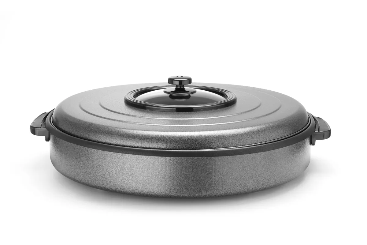 Multipatelnia elektryczna, multipatelnia 550x60 mm, 230V/1600W, ⌀620x170mm Hendi 239605