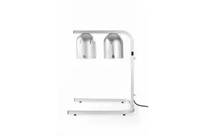 Lampa do podgrzewania potraw, podwójna, srebrny, 230V/250W, 453x360x790mm Hendi 273906