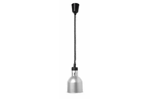 Lampa do podgrzewania potraw wisząca, cylindryczna, srebrny, 230V/250W, ⌀175x250mm Hendi 273883