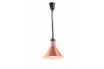 Lampa do podgrzewania potraw wisząca, stożkowa, miedziany, 230V/250W, ⌀275x250mm Hendi 273876