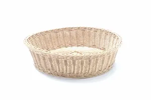 Kosz do pieczywa okrągły, beżowy, ⌀400x90mm Hendi 426920