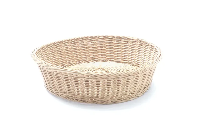 Kosz do pieczywa okrągły, beżowy, ⌀400x90mm Hendi 426920