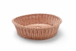 Kosz do pieczywa okrągły, brązowy, ⌀400x90mm Hendi 426999