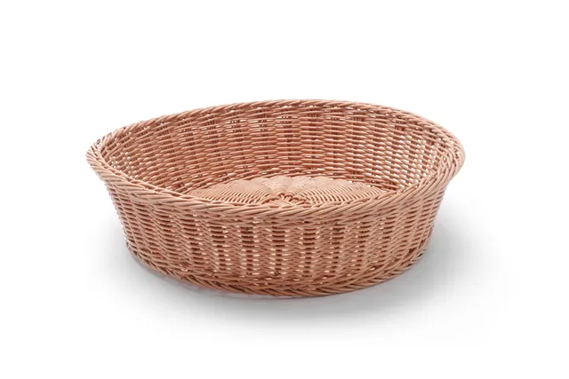Kosz do pieczywa okrągły, brązowy, ⌀400x90mm Hendi 426999