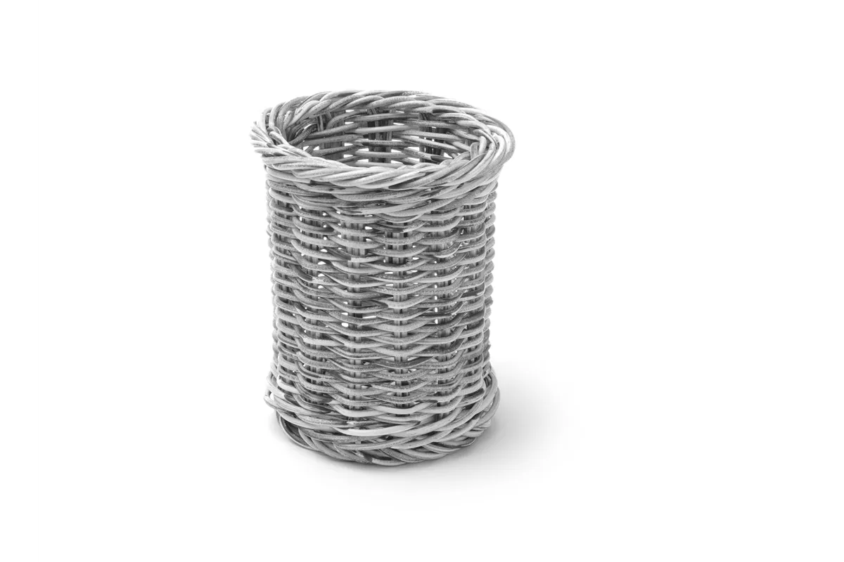 Koszyk na sztućce, jasnoszary, ⌀100x120mm Hendi 426197