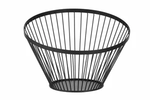 Koszyk do owoców czarny, ⌀300x205mm Hendi 427071
