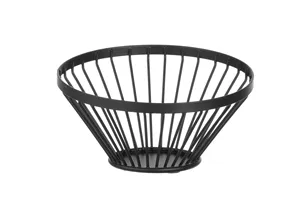 Koszyk do owoców czarny, ⌀150x80mm Hendi 427095