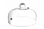 Kopułka szklana z otworem wentylacyjnym, Kopułka szklana szeroka, ⌀260x175mm Hendi 199664