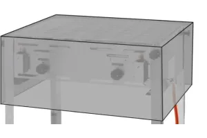Pokrowiec, Grilli Grill i Roast-Master 154717 i 154878, 720x560x360mm Hendi 144923