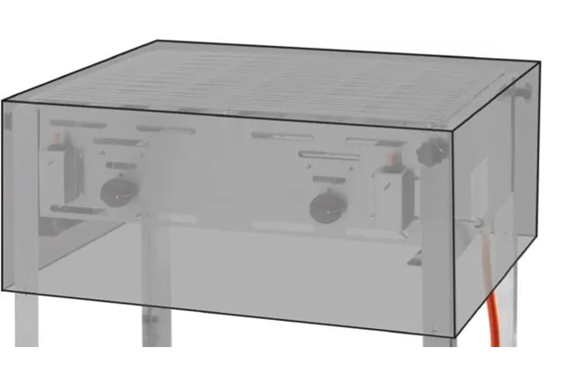 Pokrowiec, Grilli Grill i Roast-Master 154717 i 154878, 720x560x360mm Hendi 144923