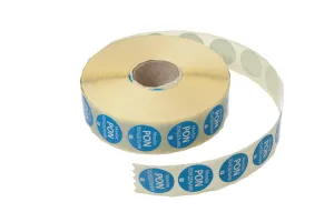 Etykiety Food Safety na każdy dzień tygodnia – jednorazowe, Poniedziałek, 2000 szt., ⌀85x45000mm Hendi 850008