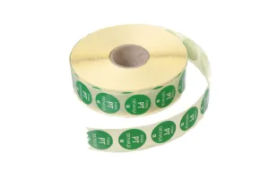 Etykiety Food Safety na każdy dzień tygodnia – jednorazowe, Piątek, 2000 szt., ⌀19xmm Hendi 850046