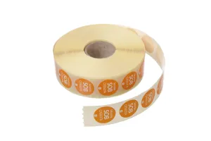 Etykiety Food Safety na każdy dzień tygodnia – jednorazowe, Sobota, 2000 szt., ⌀19xmm Hendi 850053