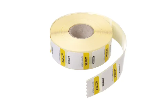 Etykiety Food Safety na każdy dzień tygodnia – wielorazowe, Wtorek, żółty, 1000 szt., 25x25mm Hendi 850084