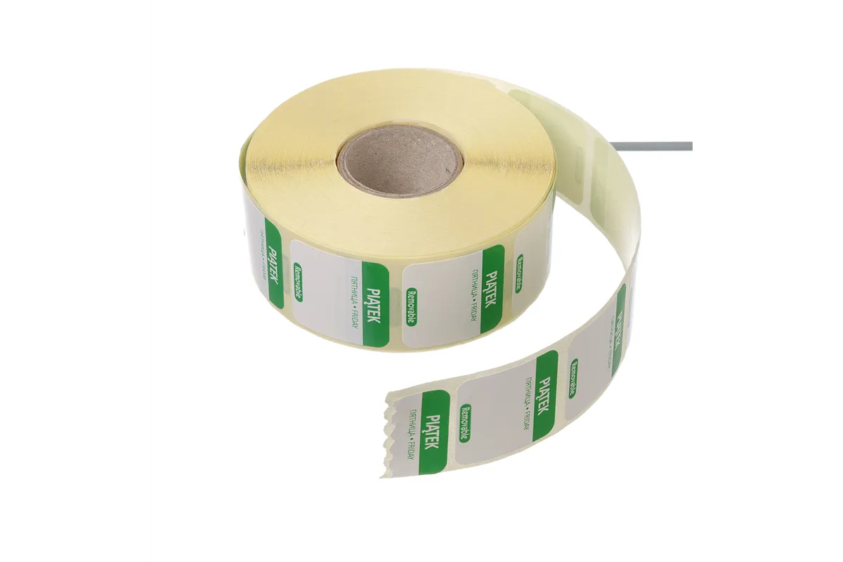 Etykiety Food Safety na każdy dzień tygodnia – wielorazowe, Piątek, zielony, 1000 szt., 25x25mm Hendi 850114