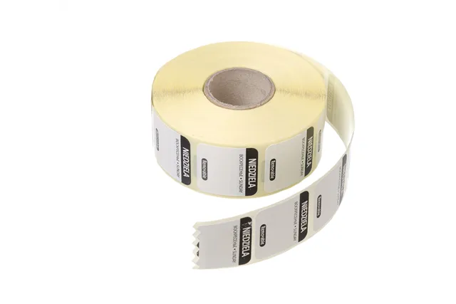 Etykiety Food Safety na każdy dzień tygodnia – wielorazowe, Niedziela, czarny, 1000 szt., 25x25mm Hendi 850138