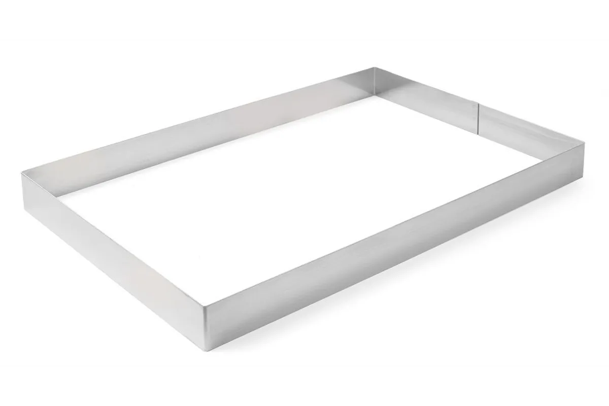 Rant piekarniczo-cukierniczy prostokątny, 383x285x50mm Hendi 512418