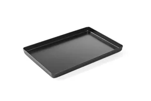 Taca cukiernicza ekspozycyjna – czarna, 300x200x20mm Hendi 808528