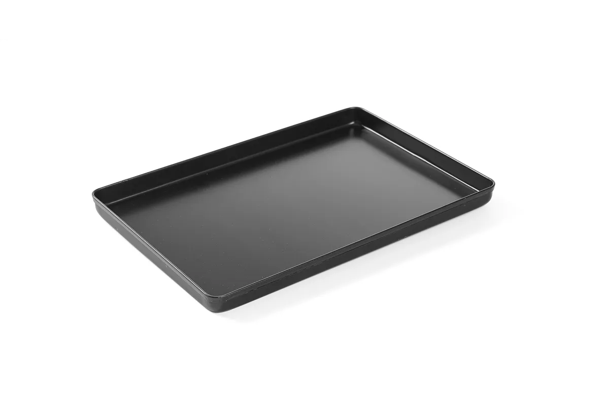 Taca cukiernicza ekspozycyjna – czarna, 300x200x20mm Hendi 808528